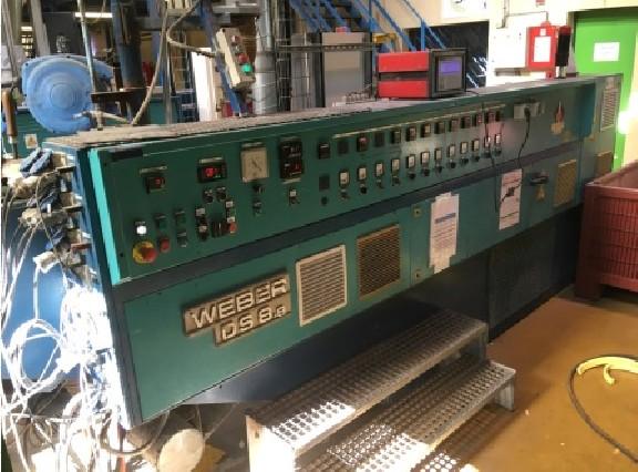 Used Weber DS 8.8  PVC extrudeuse