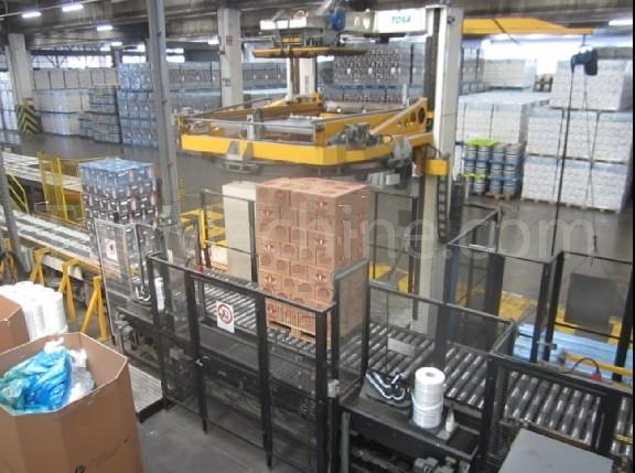 Used Tosa 125 E  Palletizer & Pallet wrapper