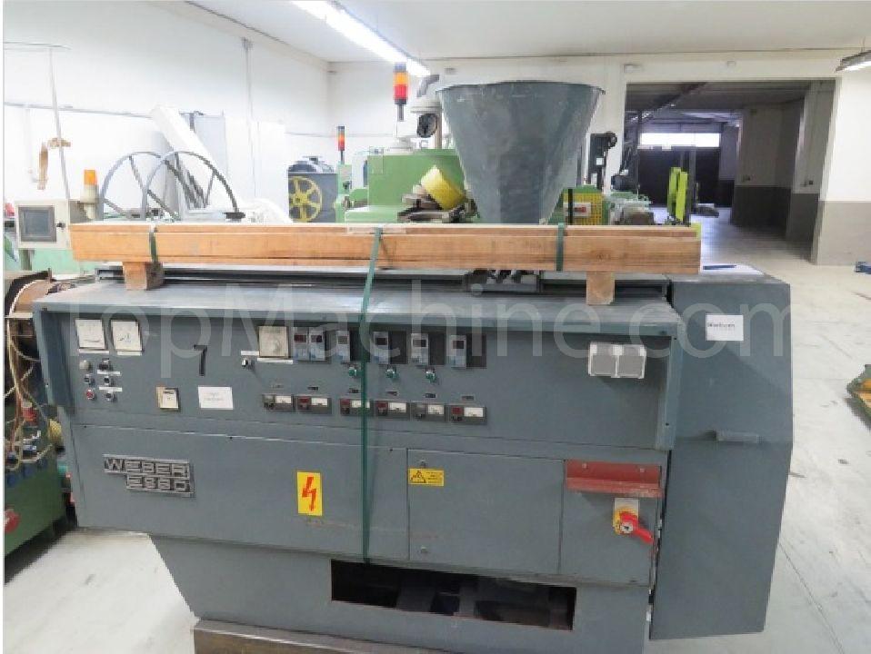 Used Weber ES60 25D  PE/PP extruder