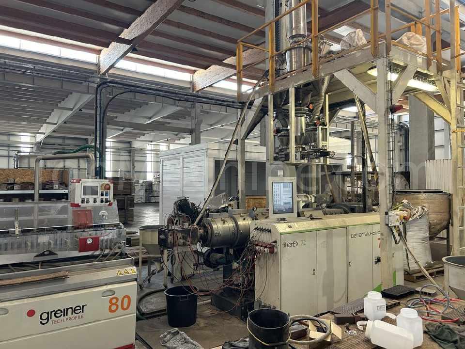 Used Battenfeld-Cincinnati Fiberex 72  Ligne pour profilés