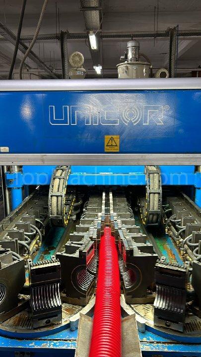 Used Unicor UC 250/35  Línea de tubos corrugados